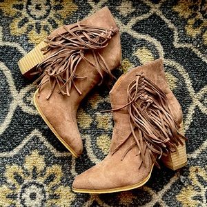 Beast Jackie Fringe Booties